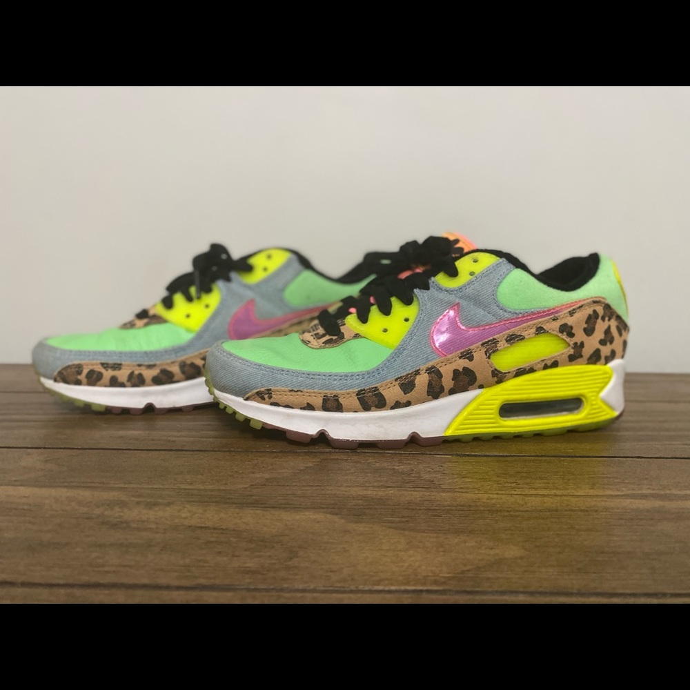 Nike Air Max 90 LX “Denim Leopard Print”